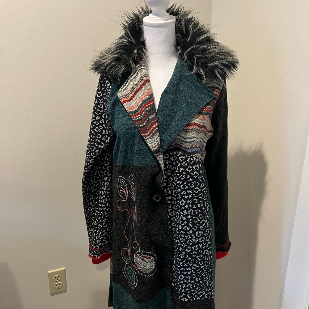 Boho Style tunic, sweater coat, or dress Boutique purchased
